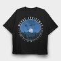 Merry Reindeer Night, Tricou Oversize Barbati (Unisex)