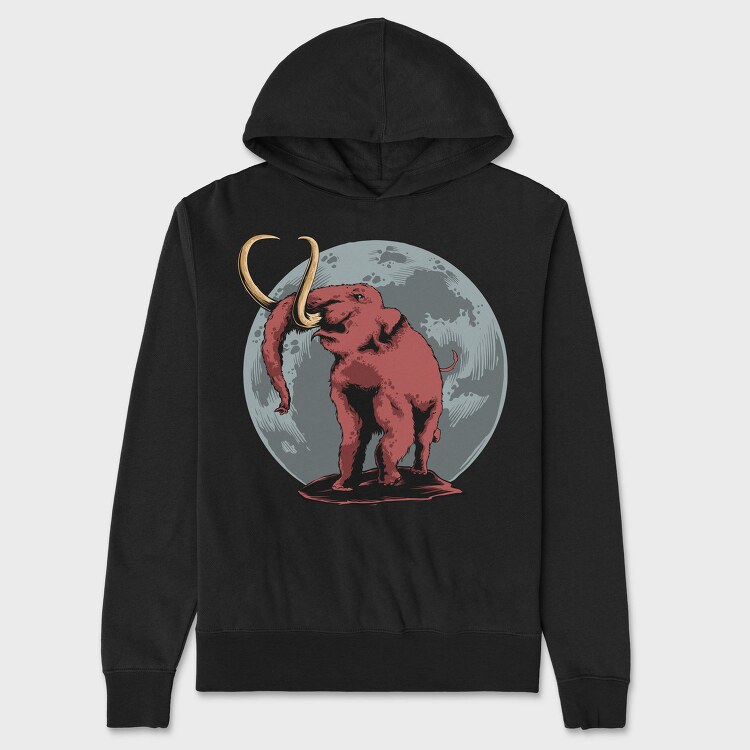 Mammoth Moon, Hanorac Oversize Barbati (Unisex)