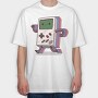 F54 Neon Pulse, Tricou Oversize Barbati (Unisex)