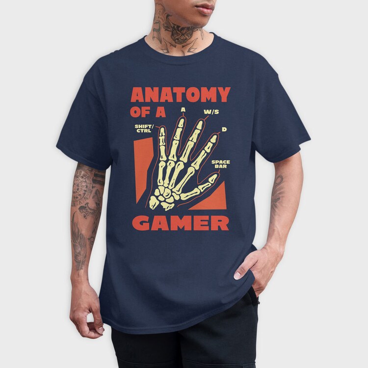 Anatomy of a Gamer, Tricou Barbati (Unisex)