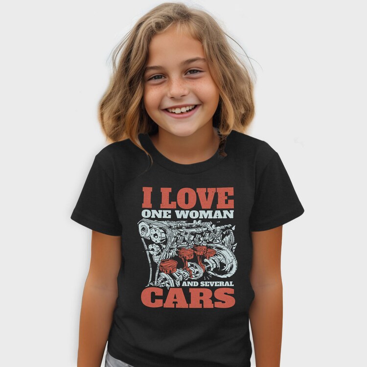 I Love One Woman and Several Cars, Tricou Copii