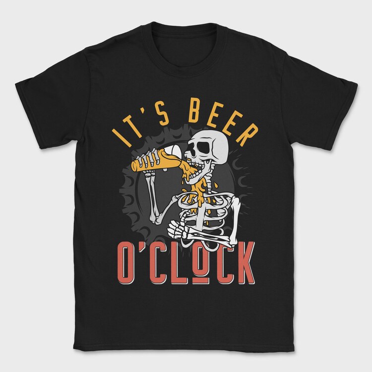 Its Beer Oclock, Tricou Barbati (Unisex)