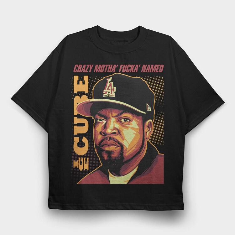 Crazy Mothafucka Vibes, Tricou Oversize Barbati (Unisex)