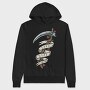 Love Life Death Roses, Hanorac Oversize Barbati (Unisex)