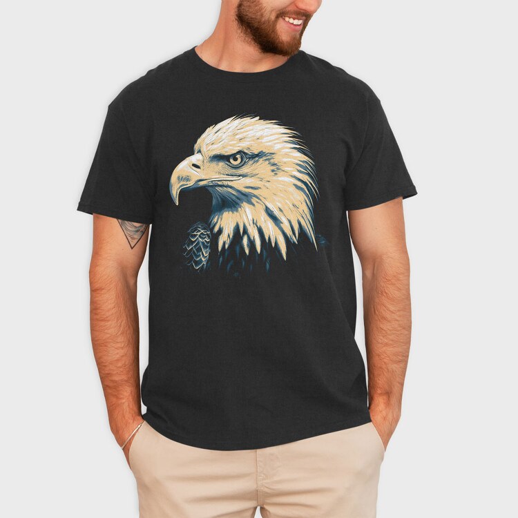Eagle Portrait, Tricou Barbati (Unisex)