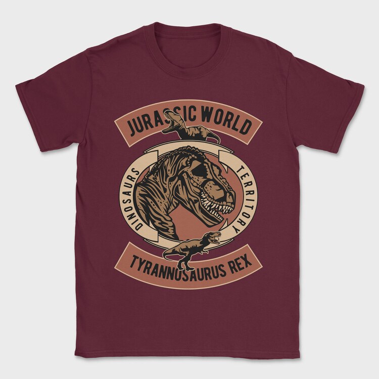 Jurassic World Rex, Tricou Barbati (Unisex)