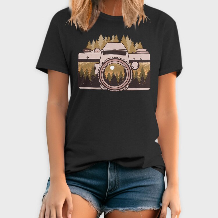 Camera Forest, Tricou Barbati (Unisex)