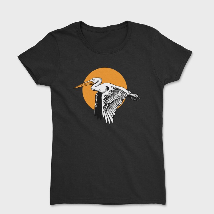 Heron Flight Sunset, Tricou Femei