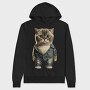 Cat Denim Outfit, Hanorac Oversize Barbati (Unisex)