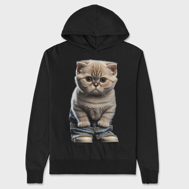 Cat Jeans, Hanorac Oversize Barbati (Unisex)