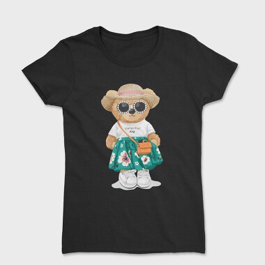 Colorful Day Bear, Tricou Femei