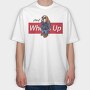 Beagle Hey Whos Up, Tricou Oversize Barbati (Unisex)