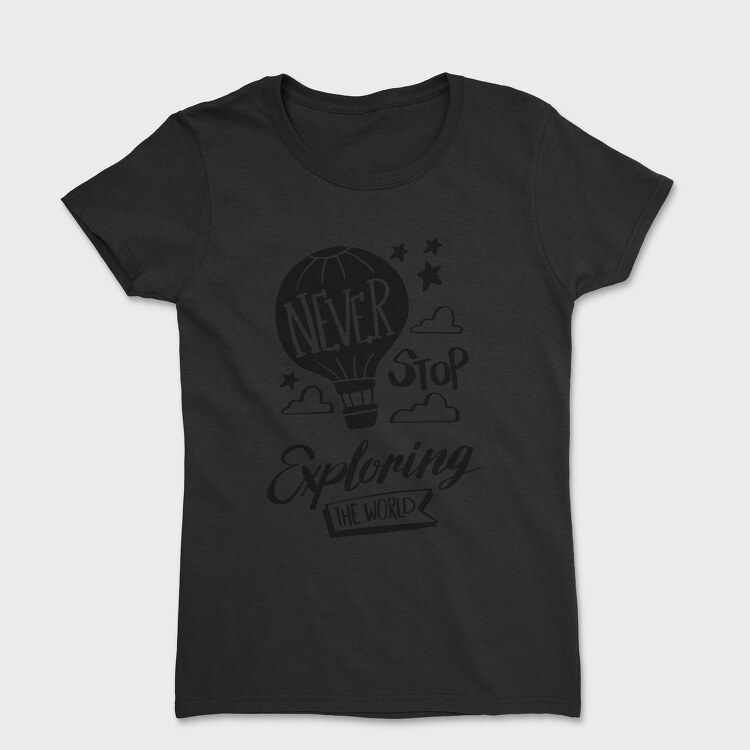 Hot Air Balloon Exploring, Tricou Femei