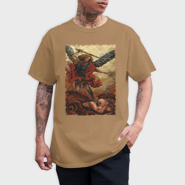 Angel and Devil Painting, Tricou Barbati (Unisex)