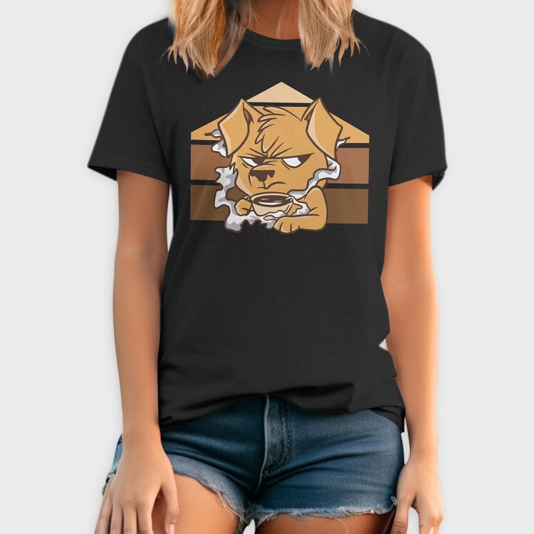 Dark Coffee Darker Soul Dog, Tricou Barbati (Unisex)