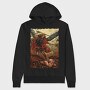 Angel and Devil Painting, Hanorac Oversize Barbati (Unisex)