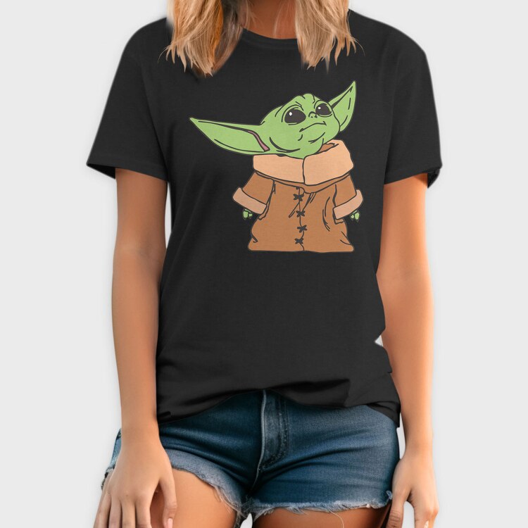 Baby Yoda 1, Tricou Barbati (Unisex)