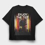 Hiking Adventure Trip, Tricou Oversize Barbati (Unisex)