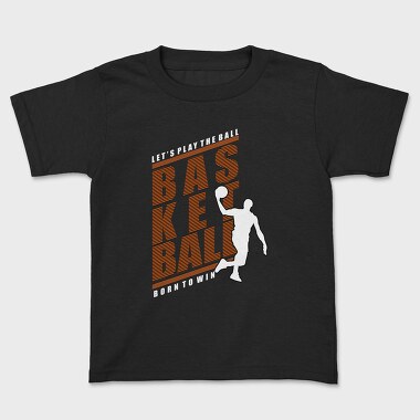 Orange Stripe Basketball, Tricou Copii