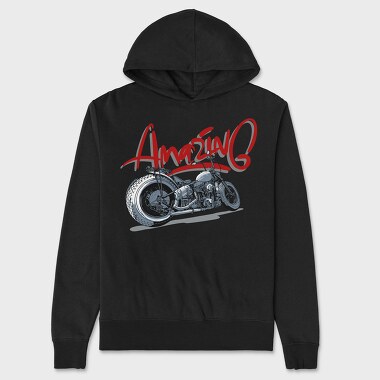 Amazing Chopper, Hanorac Oversize Barbati (Unisex)