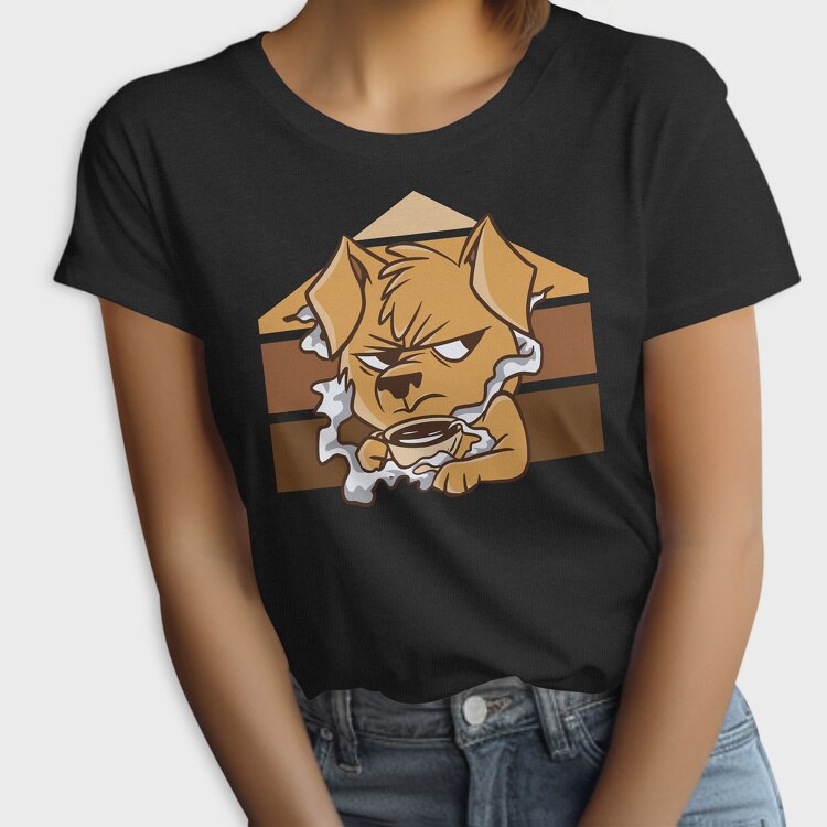Dark Coffee Darker Soul Dog, Tricou Femei