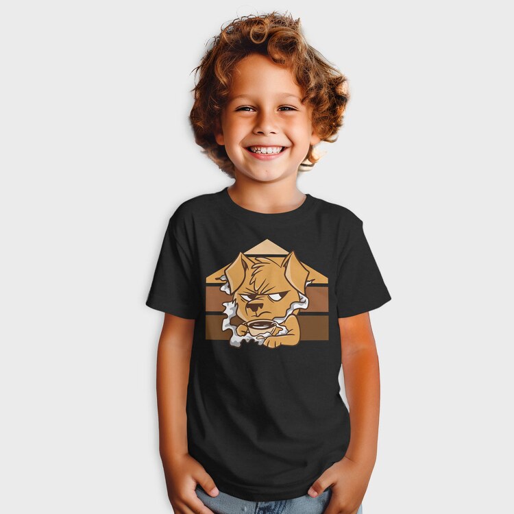 Dark Coffee Darker Soul Dog, Tricou Copii