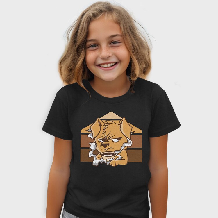 Dark Coffee Darker Soul Dog, Tricou Copii