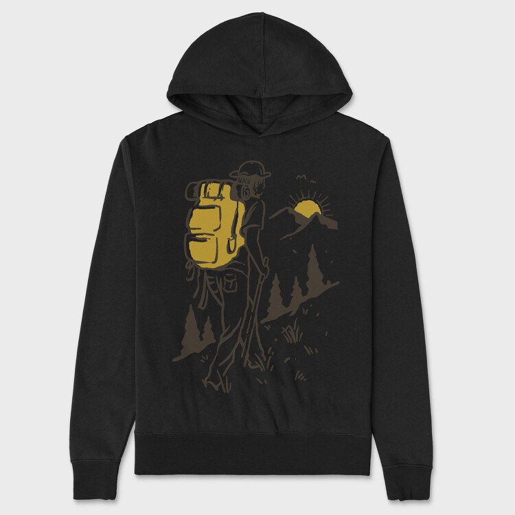 Hiking Adventure, Hanorac Oversize Barbati (Unisex)