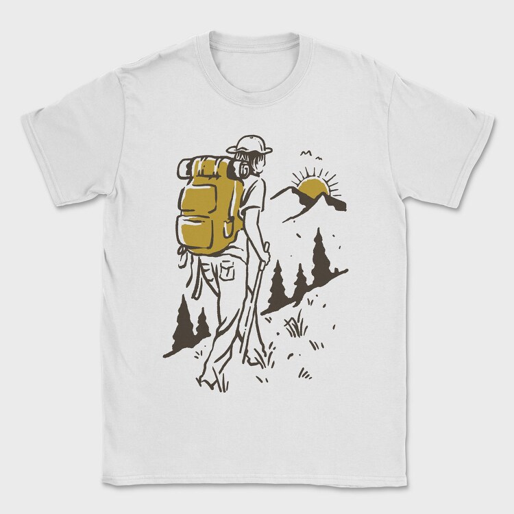 Hiking Adventure, Tricou Barbati (Unisex)