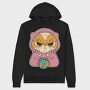 Angry Cat Coffee, Hanorac Oversize Barbati (Unisex)