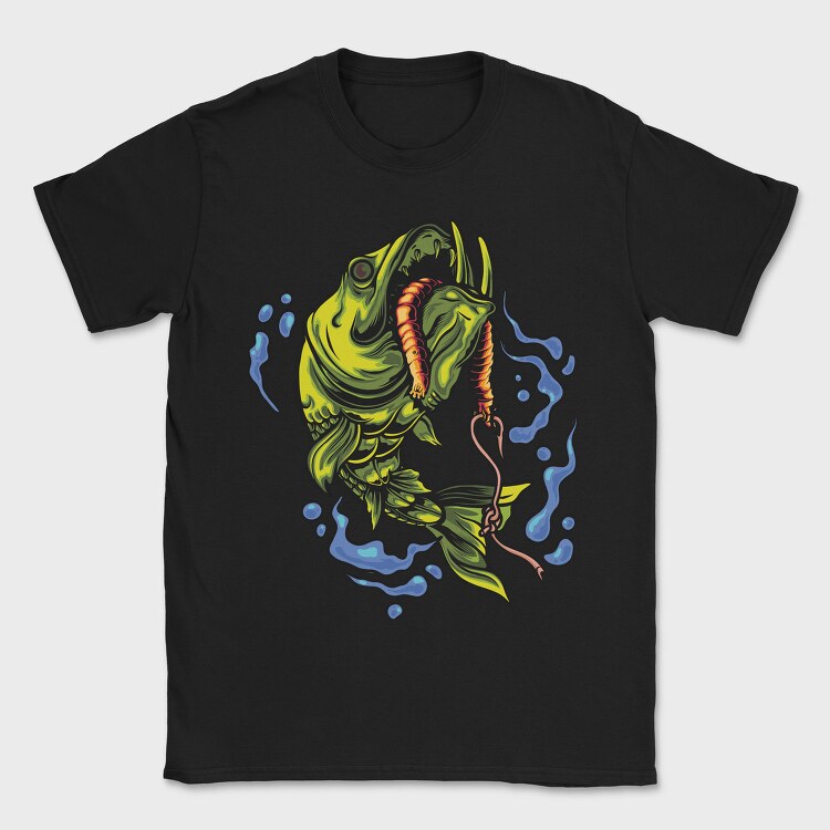 Fishy Splash, Tricou Barbati (Unisex)
