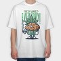Cannabis Muffin Fresh Baked, Tricou Oversize Barbati (Unisex)