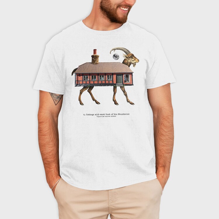 House Animal Goat, Tricou Barbati (Unisex)