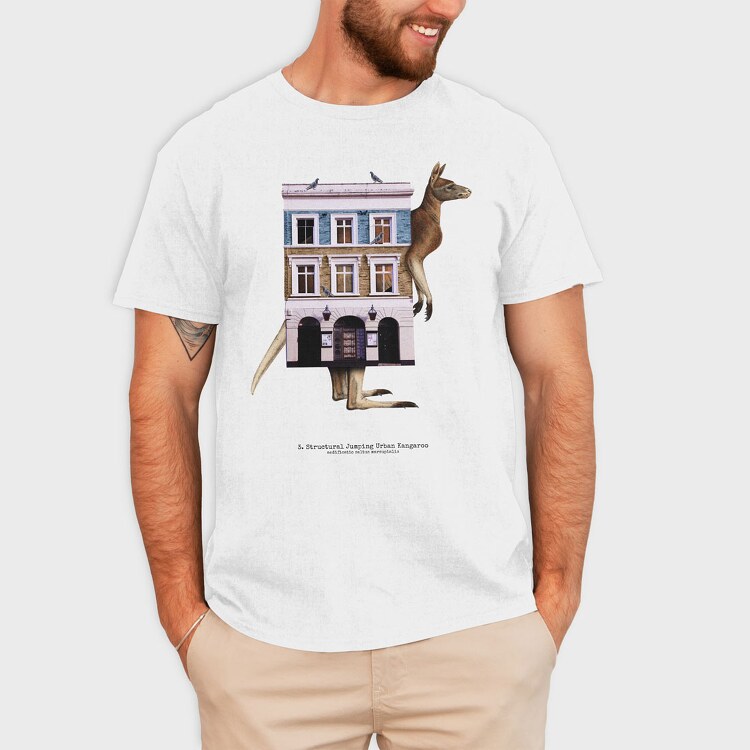 House Animal Kangaroo, Tricou Barbati (Unisex)