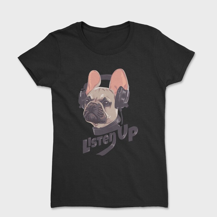 Frenchie Tunes Up, Tricou Femei