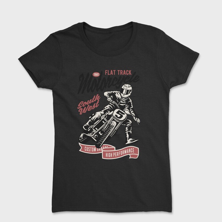 Flat Track Rider, Tricou Femei