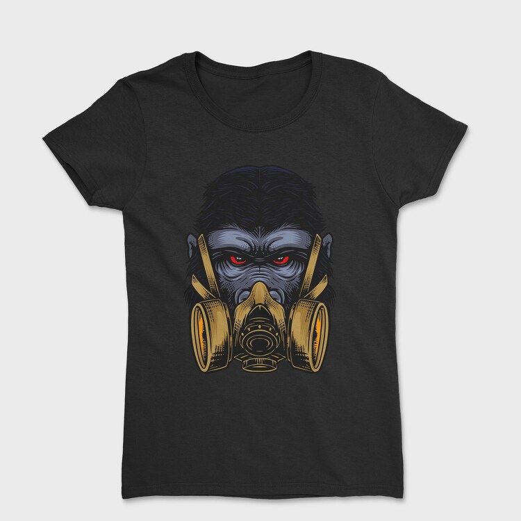 Gas Mask Gorilla, Tricou Femei