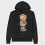Saxophone Bear Jam, Hanorac Oversize Barbati (Unisex)