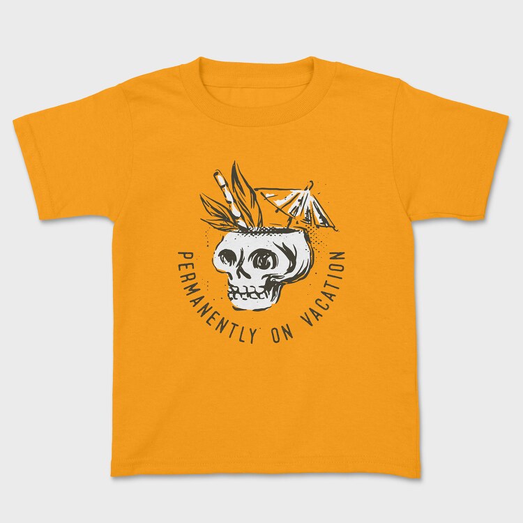Summer Vacation Skull, Tricou Copii