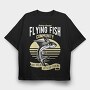 Fishing Contest Fish, Tricou Oversize Barbati (Unisex)