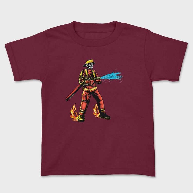 Firefighter Skeleton, Tricou Copii