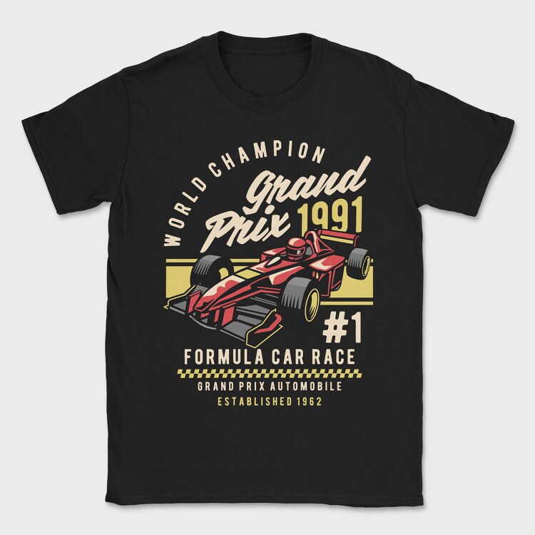 F1 Grand Prix 1991, Tricou Barbati (Unisex)