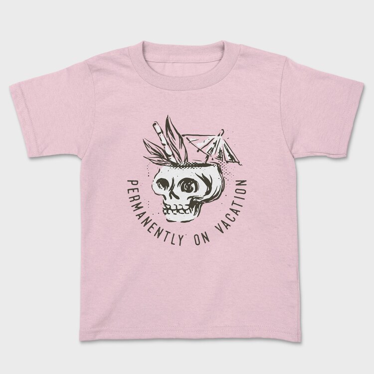 Summer Vacation Skull, Tricou Copii
