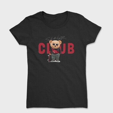 Skater Club Bear, Tricou Femei
