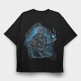 Electric Storm, Tricou Oversize Barbati (Unisex)