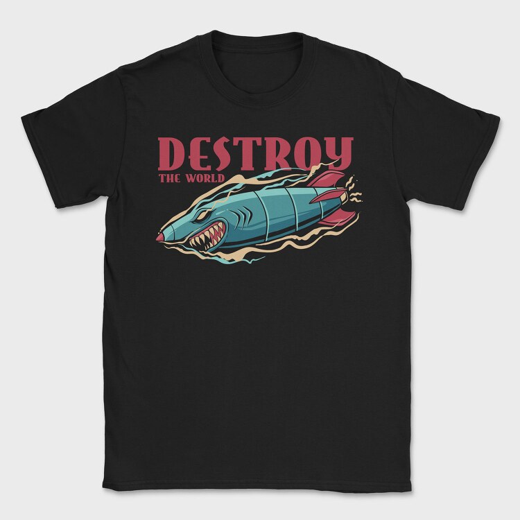 Destroy The World, Tricou Barbati (Unisex)