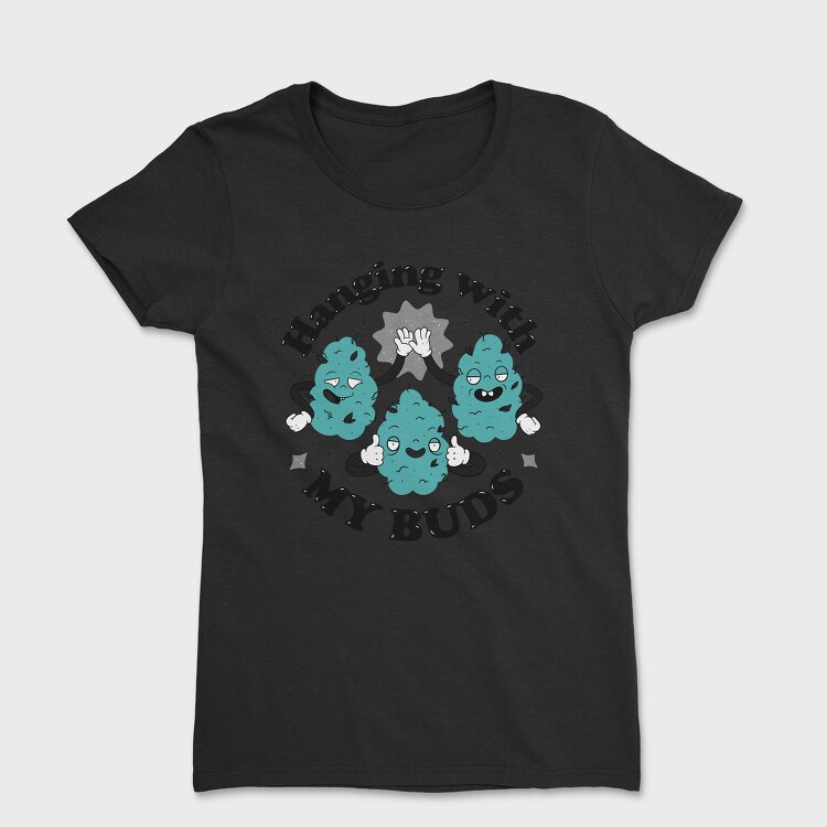 Cannabis Flower Buds, Tricou Femei