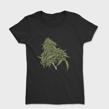 Cannabis Pud Plant Weed, Tricou Femei