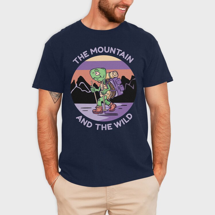 The Mountain and the Wild Turtle, Tricou Barbati (Unisex)