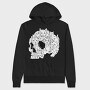 Cats Skull, Hanorac Oversize Barbati (Unisex)